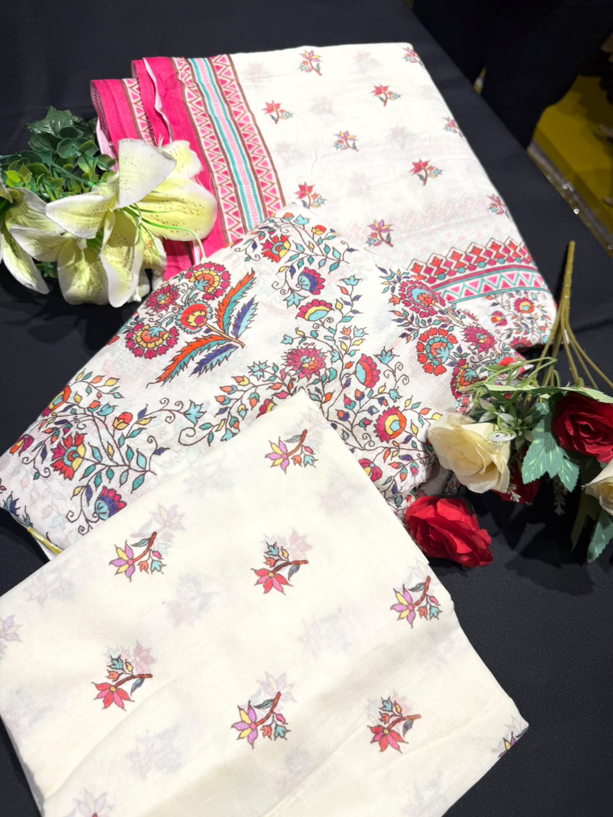 Printed Pure Mul Cotton Suit Set