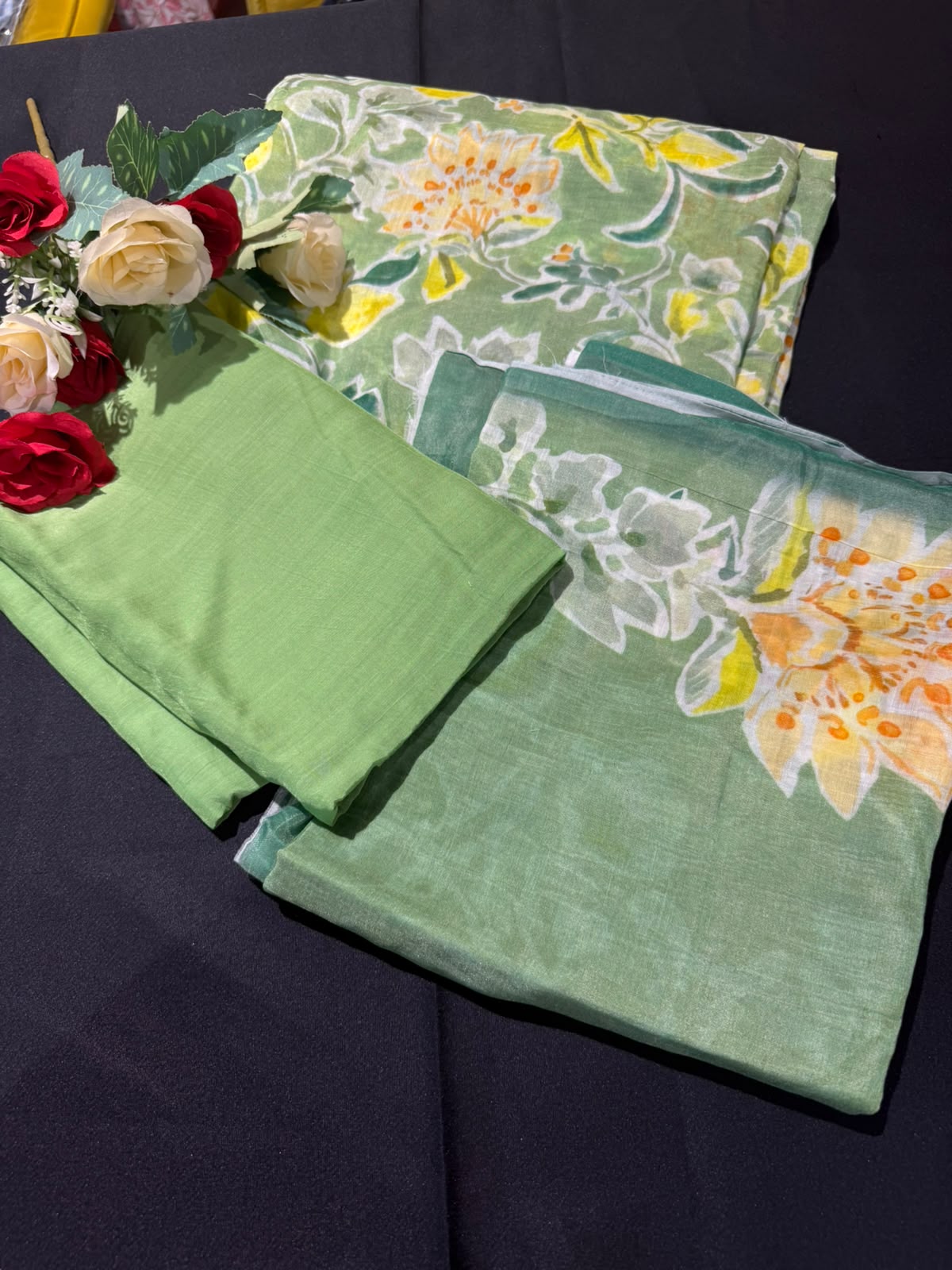 Printed Pure Mul Cotton Suit Set