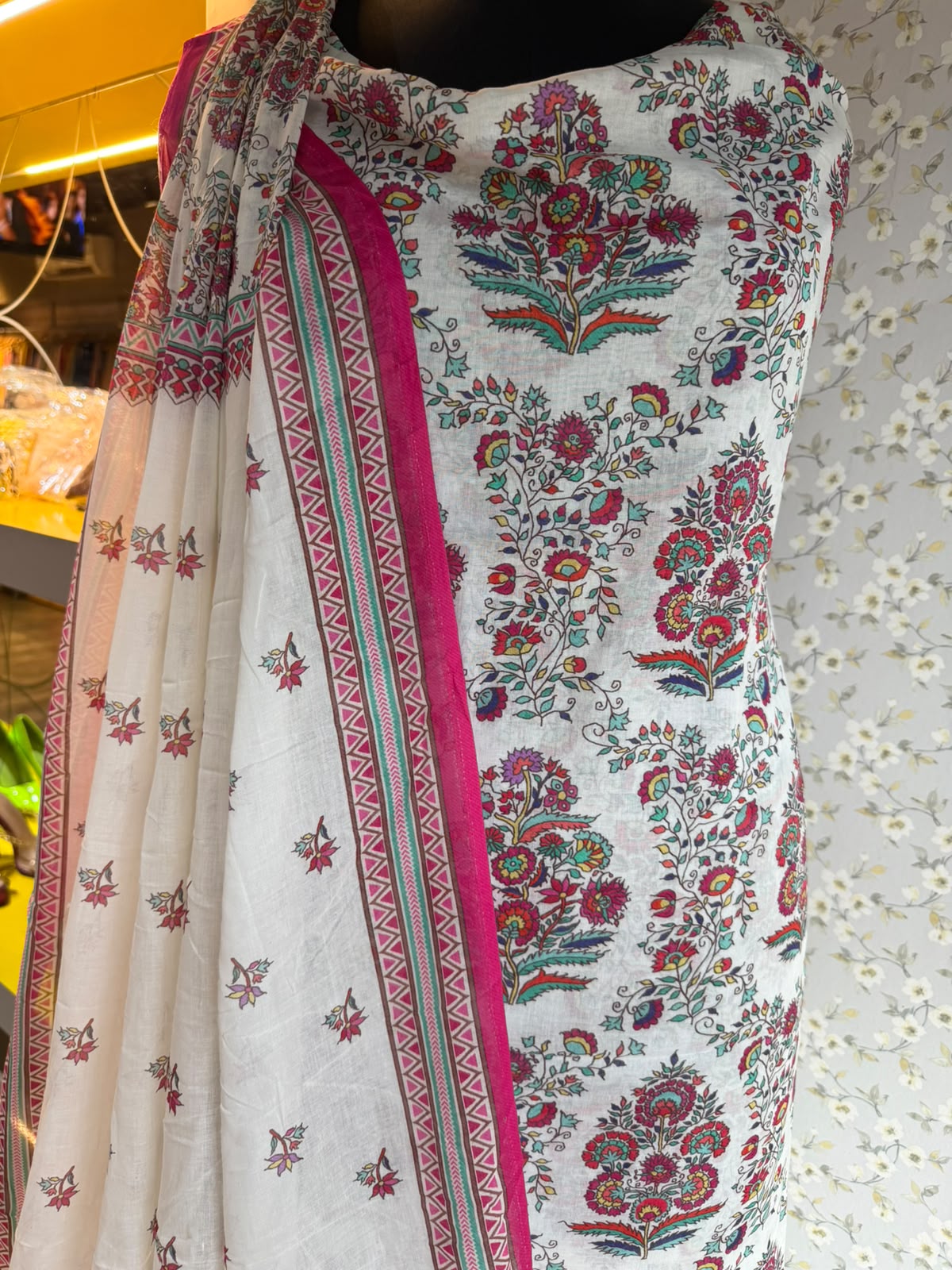 Printed Pure Mul Cotton Suit Set