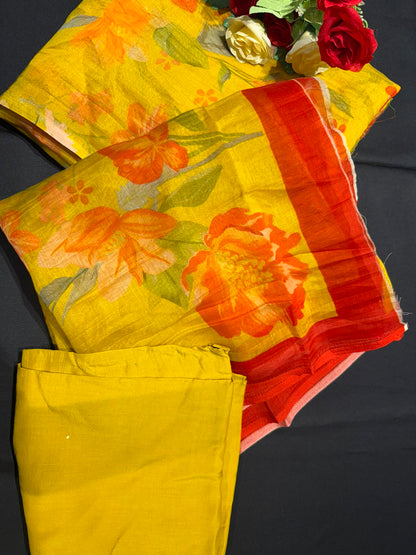 Printed Pure Mul Cotton Suit Set