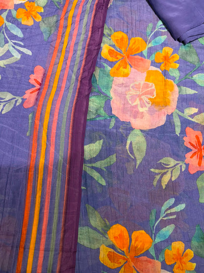 Printed Pure Mul Cotton Suit Set