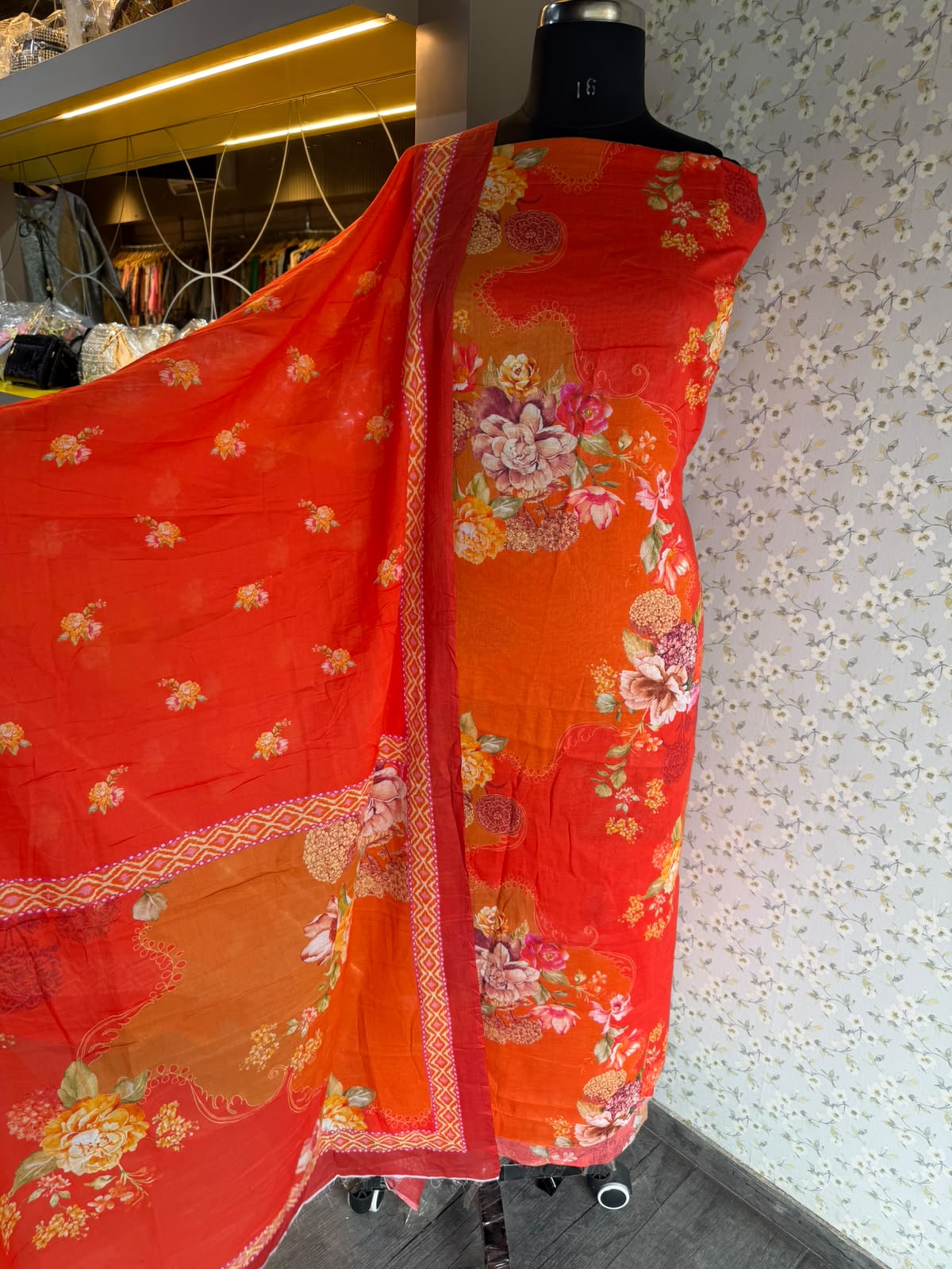 Printed Pure Mul Cotton Suit Set