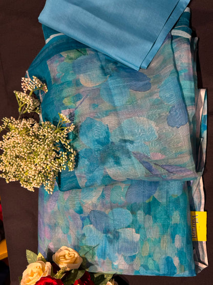 Printed Pure Mul Cotton Suit Set
