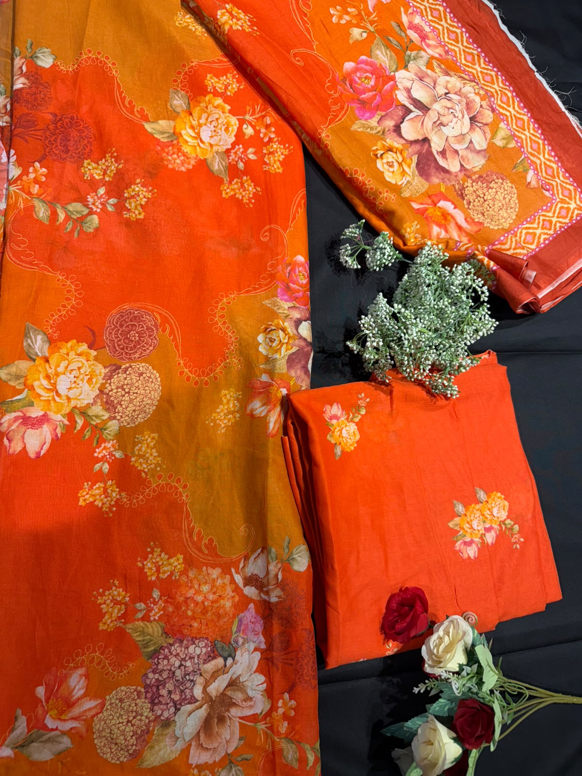 Printed Pure Mul Cotton Suit Set