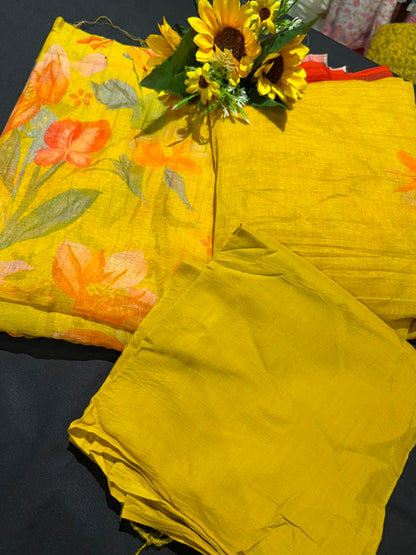 Printed Pure Mul Cotton Suit Set