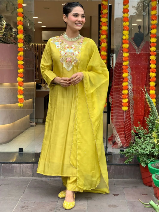 Royal Chanderi Silk Suit Set